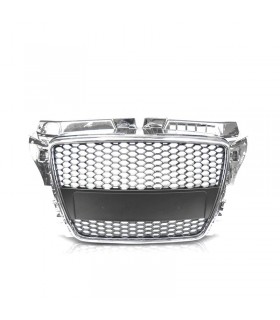 BY PARRILLA AUDI A3 8P 08-12 LOOK RS CROMO NEGRO R012981C1