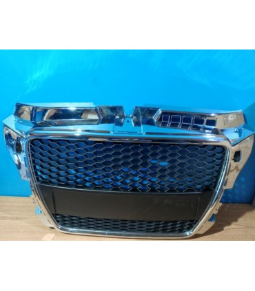 BY PARRILLA AUDI A3 8P 08-12 LOOK RS CROMO NEGRO R012981C1