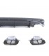 ML DIFUSOR MERCEDES CLA C117 16-19 LOOK AMG NEGRO BRILLO + COLAS ESCAPE C010945C1