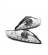 CX FAROS PARA FORD MONDEO MK4 07-10 LUZ DIURNA FONDO CROMO R148158C1