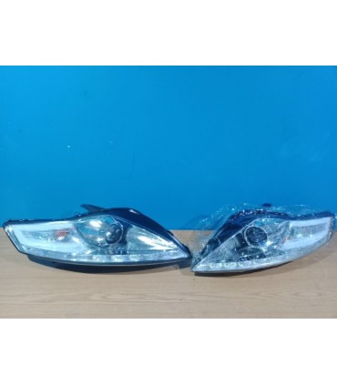 CX FAROS PARA FORD MONDEO MK4 07-10 LUZ DIURNA FONDO CROMO R148158C1
