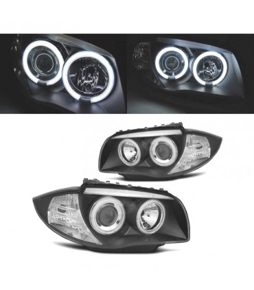 CX FAROS BMW E81 E87 E82 E88 OJOS ANGEL CCFL FONDO NEGRO R145765C4