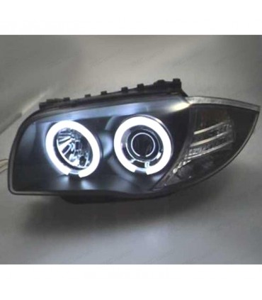 BA FAROS BMW E81 E87 E82 E88 OJOS ANGEL FONDO NEGRO R145166C5