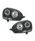 CX FAROS VOLKSWAGEN VW GOLF 5 03-08 OJOS ANGEL FONDO NEGRO R145314C2