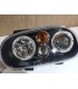 CX FAROS VOLKSWAGEN VW GOLF 4 OJOS ANGEL LED LOOK R32 FONDO NEGRO R020013C12