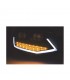 CX FAROS VOLKSWAGEN VW T6 15-19 TRU DRL NEGROS CON INTERMITENTE LED R012915C1