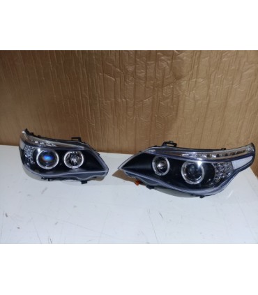 DW FAROS BMW E60 E61 03-07 LED OJOS ANGEL NEGROS R011333C4