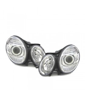 CX FAROS XENON MERCEDES CLASE E W211 02-06 FONDO CROMO R145647C1