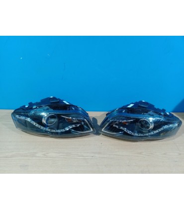 DW FAROS AUDI A4 B7 LUZ DIURNA LED FONDO NEGRO 04-07 R146286C6