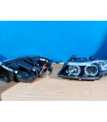 CX FAROS BMW E90 E91 05-08 OJOS ANGEL LED CCFL FONDO NEGRO R147110C1