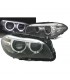 CX FAROS BMW F10 F11 10-13 XENON OJOS ANGEL LED LOOK LCI FONDO NEGRO R147707C1