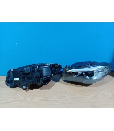 CX FAROS BMW F10 F11 10-13 XENON OJOS ANGEL LED LOOK LCI FONDO NEGRO R147707C1