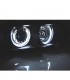 DW FAROS BMW E39 95-03 OJOS ANGEL CCFL NEGROS R012446C3