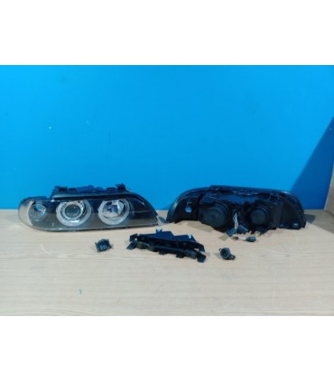 DW FAROS BMW E39 95-03 OJOS ANGEL CCFL NEGROS R012446C3