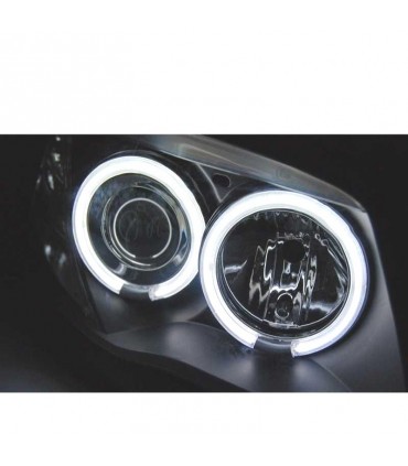 DW FAROS BMW E81 E87 E82 E88 OJOS ANGEL CCFL FONDO NEGRO R145765C5