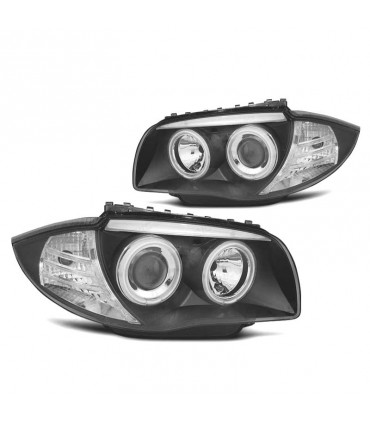 DW FAROS BMW E81 E87 E82 E88 OJOS ANGEL CCFL FONDO NEGRO R145765C5