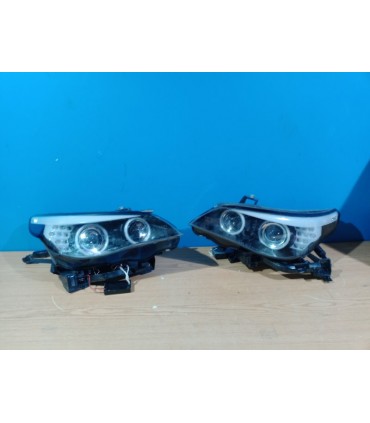 CX FAROS XENON BMW E60 03-04 OJOS ANGEL CCFL FONDO NEGRO R145028C1