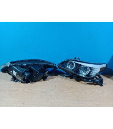 CX FAROS XENON BMW E60 03-04 OJOS ANGEL CCFL FONDO NEGRO R145028C1