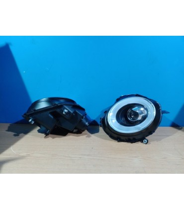 CX FAROS PARA MINI COOPER R56 R57 06-14 TUBE LIGHT + INTERMITENTE LED FONDO NEGRO R148155C1