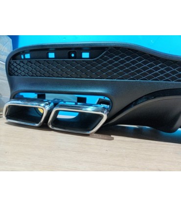 CX DIFUSOR MERCEDES GLE W166 15-19 LOOK AMG GLE63 NEGRO BRILLO + COLAS ESCAPE NEGRO C010547C1