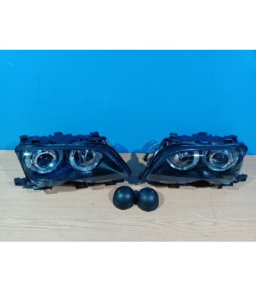 CX FAROS BMW E46 OJOS ANGEL LED CCFL 4 PUERTAS 01-05 FONDO NEGRO R148660C6
