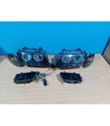 CX FAROS AUDI A4 B5 94-98 OJOS ANGEL CLASSIC NEGROS R011257C1