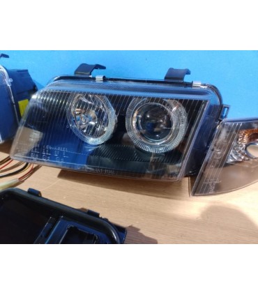 CX FAROS AUDI A4 B5 94-98 OJOS ANGEL CLASSIC NEGROS R011257C1