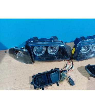 CX FAROS AUDI A4 B5 94-98 OJOS ANGEL CLASSIC NEGROS R011257C1