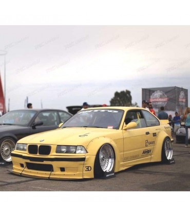BY KIT ENSANCHE ALETAS ROCKET BUNNY DRIFT BMW E36 COUPE 90-99 8 PIEZAS R151545C1