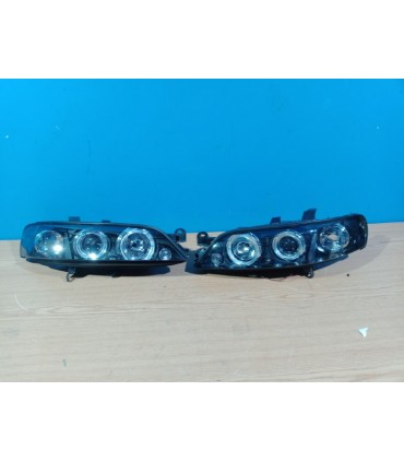 BY FAROS PARA OPEL VECTRA B 96-98 OJOS ANGEL FONDO NEGRO R145556C1