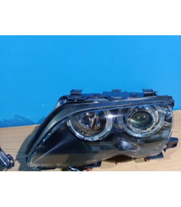 BA FAROS BMW E46 OJOS ANGEL LED CCFL 4 PUERTAS 01-05 FONDO NEGRO R148660C7