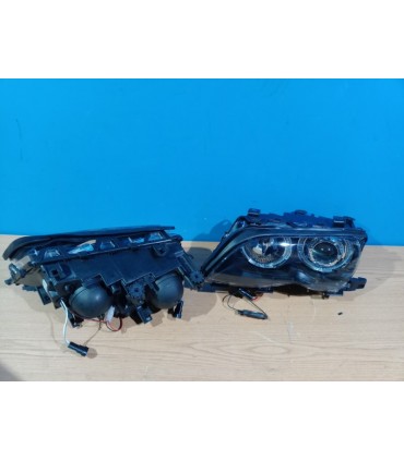 BA FAROS BMW E46 OJOS ANGEL LED CCFL 4 PUERTAS 01-05 FONDO NEGRO R148660C7