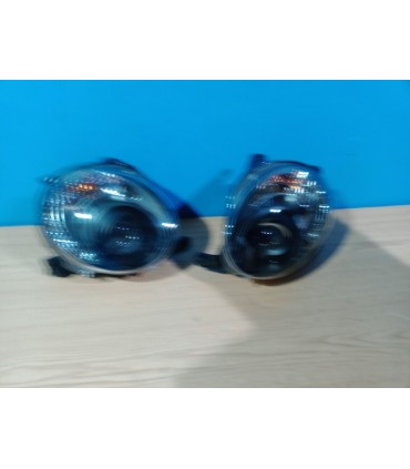 DW FAROS PARA FIAT 500 07-15 LUZ DIURNA TFL FONDO NEGRO R148125C1