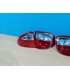 KJ PILOTOS SEAT LEON 99-05 LED ROJO CROMO R145123C1