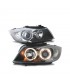 DW FAROS BMW E90 E91 05-08 OJOS ANGEL HALOGENO FONDO NEGRO R145214C1