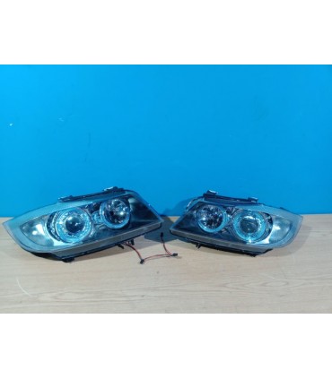 DW FAROS BMW E90 E91 05-08 OJOS ANGEL HALOGENO FONDO NEGRO R145214C1