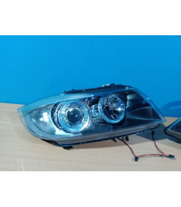 DW FAROS BMW E90 E91 05-08 OJOS ANGEL HALOGENO FONDO NEGRO R145214C1