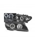 CX FAROS BMW E46 COUPE 03-06 XENON OJOS ANGEL CCFL FONDO NEGRO R144941C8