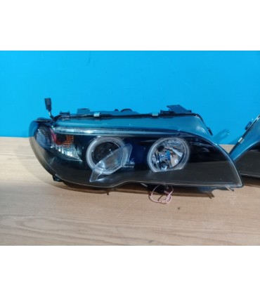 CX FAROS BMW E46 COUPE 03-06 XENON OJOS ANGEL CCFL FONDO NEGRO R144941C8