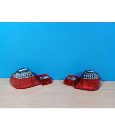 CX PILOTOS BMW E46 COUPÉ 99-03 LED ROJO CROMO LOOK M3 R145968C14