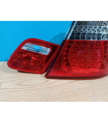 CX PILOTOS BMW E46 COUPÉ 99-03 LED ROJO CROMO LOOK M3 R145968C14