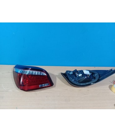 DW PILOTOS BMW E60 03-07 LED ROJO CROMO R147075C1