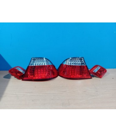 DW PILOTOS BMW E46 COUPE 03-06 LED ROJO CROMO LOOK M3 R145198C1