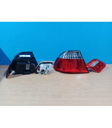 DW PILOTOS BMW E46 COUPE 03-06 LED ROJO CROMO LOOK M3 R145198C1