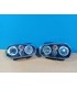 CX FAROS VOLKSWAGEN VW GOLF 4 OJOS ANGEL LED LOOK R32 FONDO NEGRO R020013C13