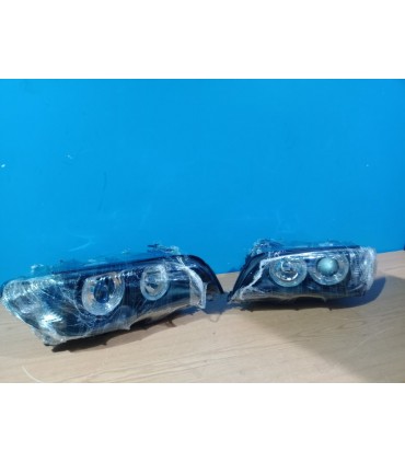 SH FAROS BMW E46 COUPE 03-06 OJOS ANGEL FONDO NEGRO R145206C5
