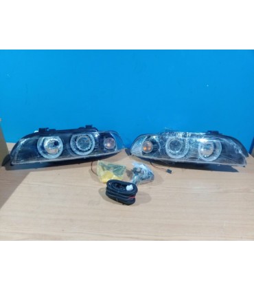 FAROS BMW E39 00-03 XENON OJOS ANGEL FONDO NEGRO R145875C3