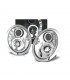 BY FAROS MINI COOPER R50 R52 R53 01-06 LUZ DIURNA CROMADOS R012603C1