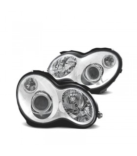 WD FAROS MERCEDES CLASE C SPORT COUPE C203 01-04 FONDO CROMO R145837C1