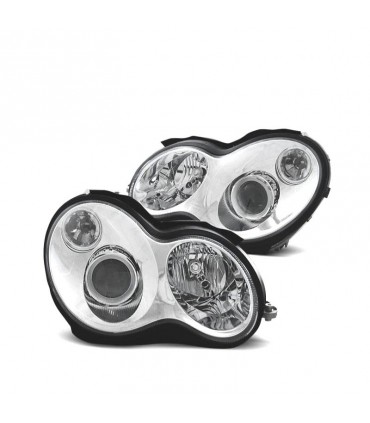 WD FAROS MERCEDES CLASE C SPORT COUPE C203 01-04 FONDO CROMO R145837C1